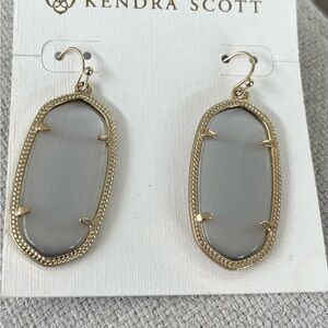 Kendra Scott Grey Earrings